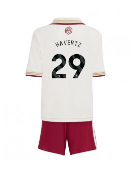 Detské Futbalové oblečenie Arsenal Kai Havertz #29 2025-26 Krátky Rukáv - Tretina (+ trenírky)